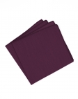 LEPIDOLITE - POCKET SQUARE - PLUM - ECOBLEND