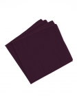 ALMANDINE - POCHETTE ECOBLEND - MAUVE PRUNE FONCE