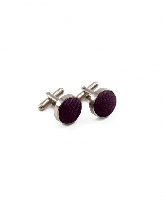 ALMANDINE - CUFFLINKS - ECOBLEND - DARK PLUM