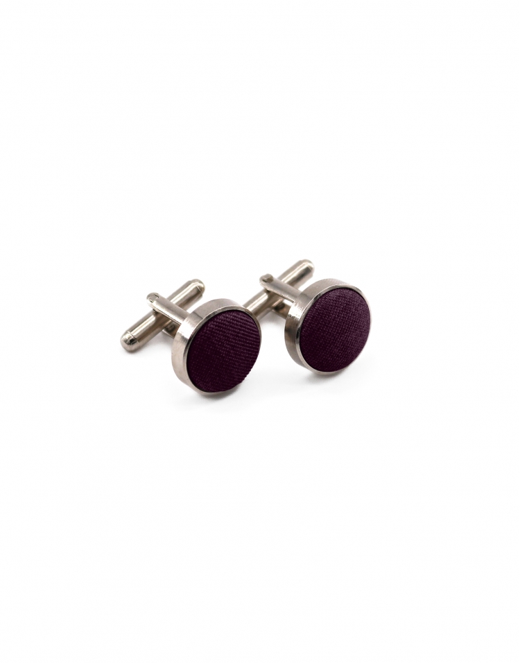 ALMANDINE - CUFFLINKS - ECOBLEND - DARK PLUM