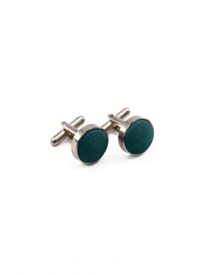 MALACHITE - CUFFLINKS - ECOBLEND - EMERALD GREEN