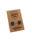 MALACHITE - BOUTONS DE MANCHETTE - ECOBLEND - VERT EMERAUDE