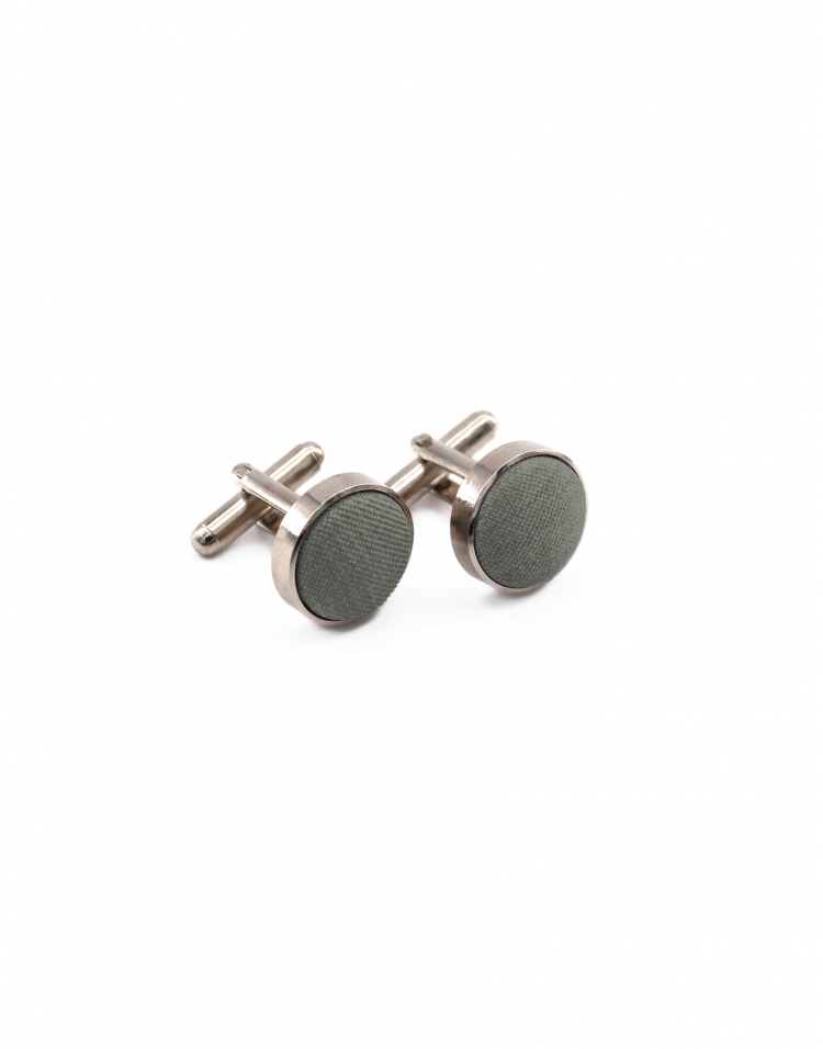 OPAL - CUFFLINKS - ECOBLEND - KHAKI GREEN BRONZE