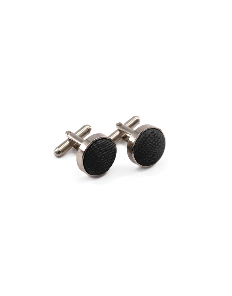 GRANITE - CUFFLINKS - ECOBLEND - DARK GREY