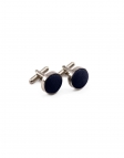 OBSIDIAN - CUFFLINKS - ECOBLEND - NAVY BLUE