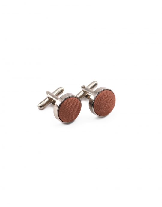 AMBER - CUFFLINKS - ECOBLEND - TERRACOTTA