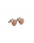 CALAMINE - CUFFLINKS - ECOBLEND - LIGHT TERRACOTTA