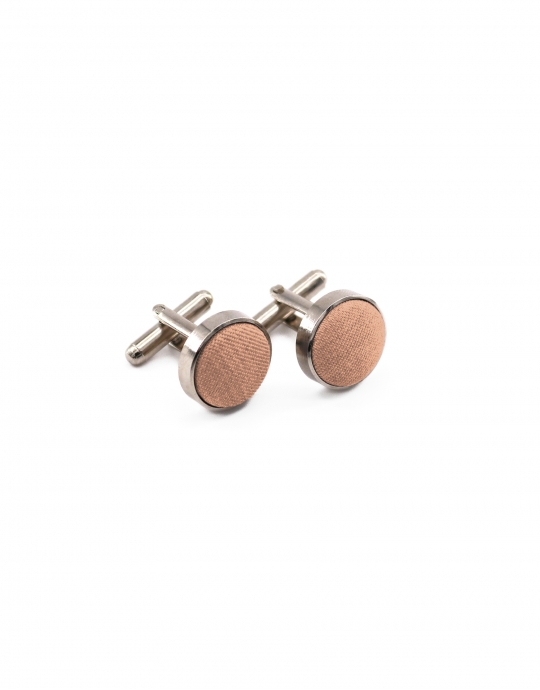 CALAMINE - CUFFLINKS - ECOBLEND - LIGHT TERRACOTTA