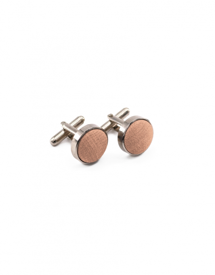 CALAMINE - CUFFLINKS - ECOBLEND - LIGHT TERRACOTTA