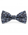 LEMAN - FLORAL BOW TIE - CLASSIC - BLUE & TEAL