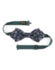 LEMAN - FLORAL BOW TIE - DIAMOND - BLUE & TEAL