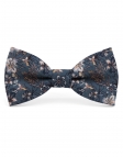 ENARE - FLORAL BOW TIE - CLASSIC - TEAL & CARAMEL