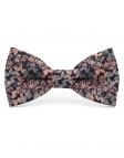 LOKKA - FLORAL BOW TIE - CLASSIC - GREY GREEN & PEACH