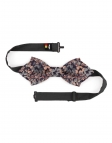 LOKKA - FLORAL BOW TIE - DIAMOND - GREY GREEN & PEACH