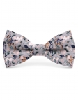 ORIVESI - FLORAL BOW TIE - CLASSIC - GREY, BLUE & GREEN