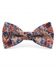 MANITOBA - BLOEMEN STRIK - CLASSIC - BLAUW, TERRACOTTA & BEIGE