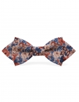 MANITOBA - BLOEMEN STRIK - DIAMOND - BLAUW, TERRACOTTA & BEIGE