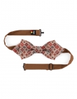 KIVU - BOW TIE - DIAMOND - TERRACOTTA & BROWN