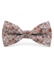 JUAM - FLORAL BOW TIE - CLASSIC - TERRACOTTA & GREY