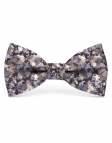 TAHOE - FLORAL BOW TIE - CLASSIC - BLUE & BROWN