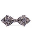 TAHOE - FLORAL BOW TIE - DIAMOND - BLUE & BROWN