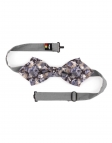 TAHOE - FLORAL BOW TIE - DIAMOND - BLUE & BROWN