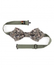 CONSTANCE - FLORAL BOW TIE - DIAMOND - LIGHT KHAKI GREEN