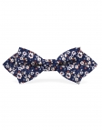 FRYKEN - FLORAL BOW TIE - DIAMOND - BLUE & ORANGE