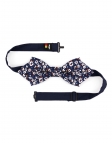 FRYKEN - FLORAL BOW TIE - DIAMOND - BLUE & ORANGE