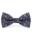 NOTORO - FLORAL BOW TIE - CLASSIC - BLUE, GREY & BROWN