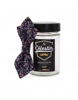 BIWA - FLORAL BOW TIE - DIAMOND - NAVY BLUE & PINK