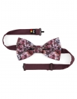 GARDA - FLORAL BOW TIE - CLASSIC - PINK & PURPLE