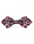 GARDA - FLORAL BOW TIE - DIAMOND - PINK & PURPLE