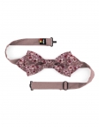 COMO - FLORAL BOW TIE - DIAMOND - OLD PINK