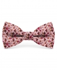 TOYA - FLORAL BOW TIE - CLASSIC - PINK & CARAMEL