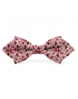 TOYA - FLORAL BOW TIE - DIAMOND - PINK & CARAMEL