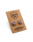 YOGO - FLORAL CUFFLINKS