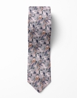 ORIVESI - FLORAL TIE - GREY, BLUE & GREEN