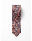 MANITOBA - FLORAL TIE - BLUE, TERRACOTTA & BEIGE