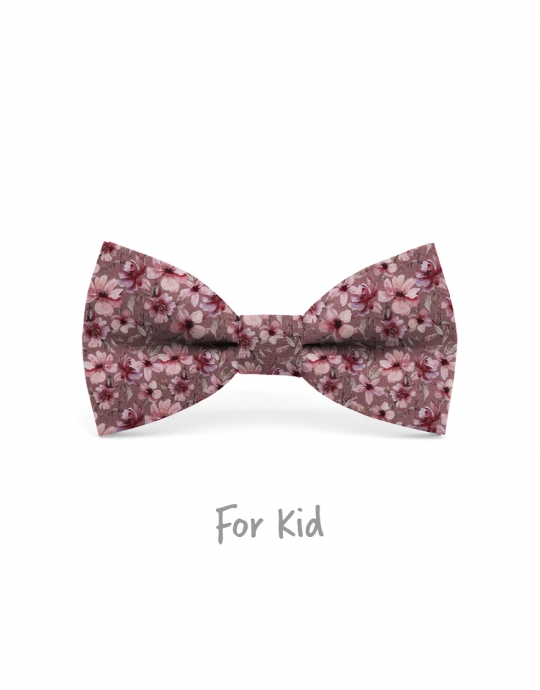 COMO - KID or TEEN BOW TIE - PINK