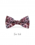 GARDA - KID or TEEN BOW TIE - PINK & PURPLE