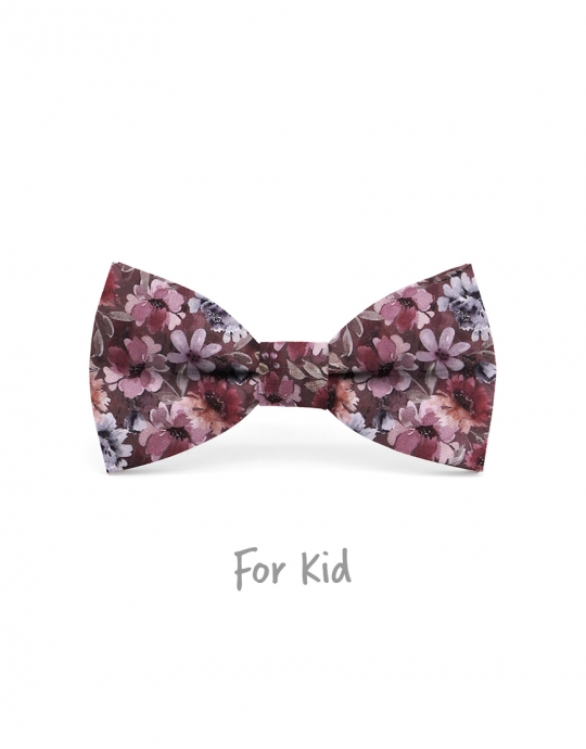 GARDA - NOEUD PAPILLON ENFANT ou ADO - ROSE & MAUVE