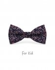 BIWA - KID or TEEN BOW TIE - NAVY BLUE & PINK