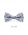 IDRO - KID or TEEN BOW TIE - BLUE & WHITE