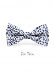 IDRO - KID or TEEN BOW TIE - BLUE & WHITE