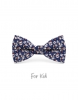 FRYKEN - KID or TEEN BOW TIE - BLUE & ORANGE