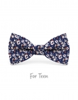 FRYKEN - KID or TEEN BOW TIE - BLUE & ORANGE