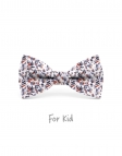 ISEO - KID or TEEN BOW TIE - BLUE & ORANGE