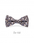 TAHOE - KID or TEEN BOW TIE - BLUE & BROWN