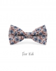 MALAR - KID or TEEN BOW TIE - BLUE & BROWN